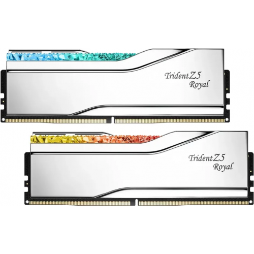 Memorie Trident Z5 Royal RGB Silver Intel XMP 3.0  32GB  DDR5 7600MHz  CL36  Dual Channel