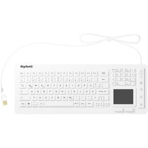 Tastatura KSK-6231INEL Touchpad QWERTZ 1.8m Alb