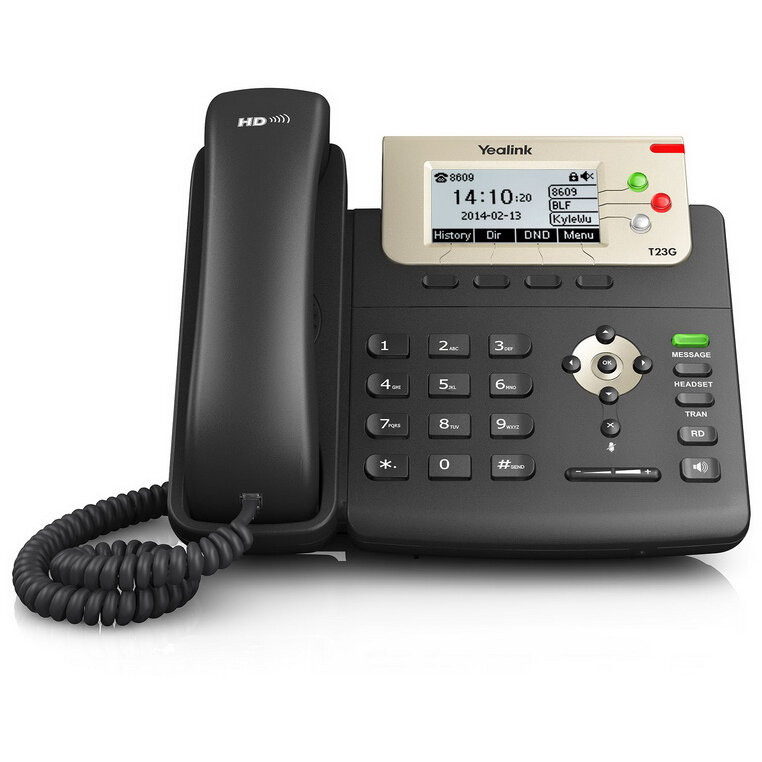 Telefon VoIP Yealink SIP-T23G Black