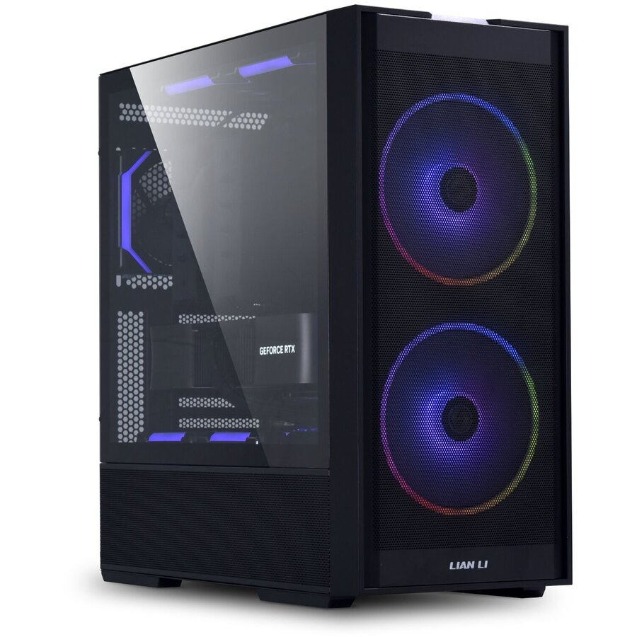 Carcasa LANCOOL 206 Midi-Tower ATX Tempered Glass Negru