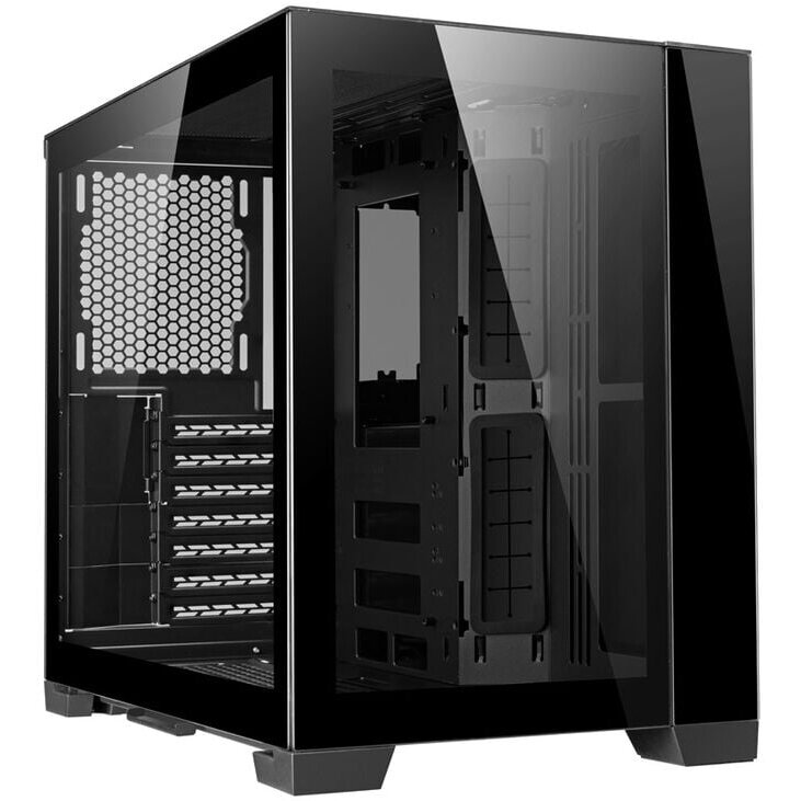 Carcasa O11 Dynamic Mini Midi-Tower Tempered Glass Negru