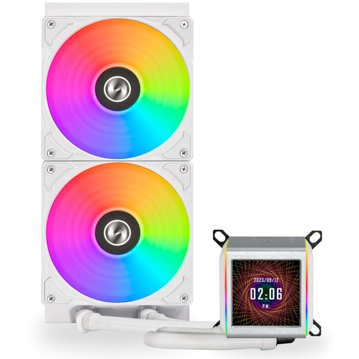 Cooler Procesor GALAHAD II LCD 280 ARGB Alb