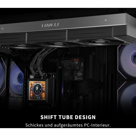 Cooler Procesor Lian Li HydroShift LCD 360S Negru ITGalaxy.ro