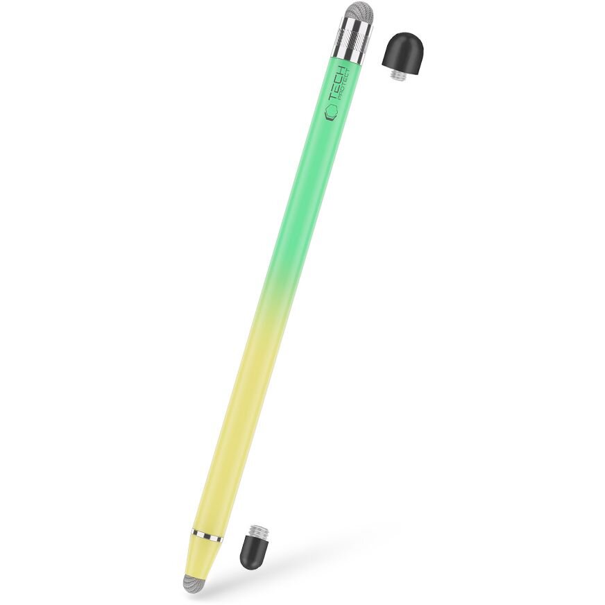 USP100 pentru desen si scriere de mana, 2 seturi de varfuri, Verde/Galben