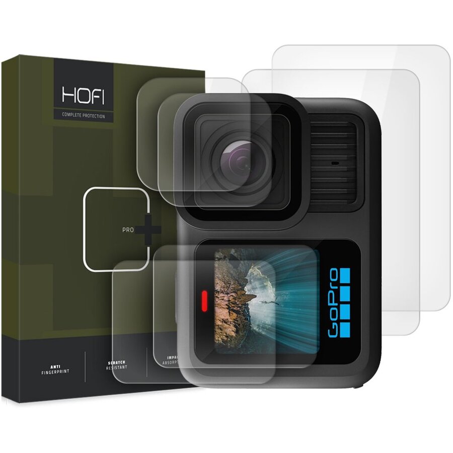 Accesoriu Camera Video Actiune pentru camera video sport GoPro Hero13 Black, Sticla temperata, Transparent