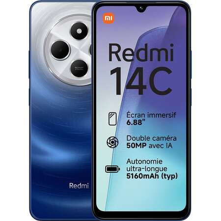 Telefon mobil Xiaomi Redmi 14C 256GB 8GB RAM Dual Sim 4G Starry