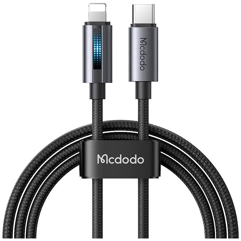 Cablu Date CA-5710 USB-C  Lightning  36W 1.2m  Negru