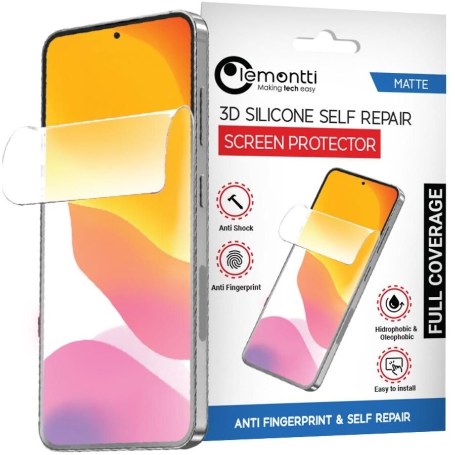 Folie protecție Lemontti Silicon 3D Self-Repair Matte pentru Samsung Galaxy Z Flip 3