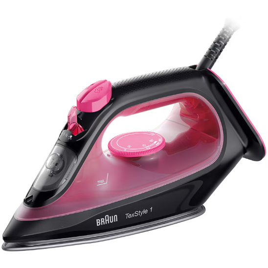 Fier De Călcat Braun TexStyle 1 SI1070PU 2000W Abur Variabil 25G/Min Jet De Abur 130G/Min Negru/Violet — imaginea 4