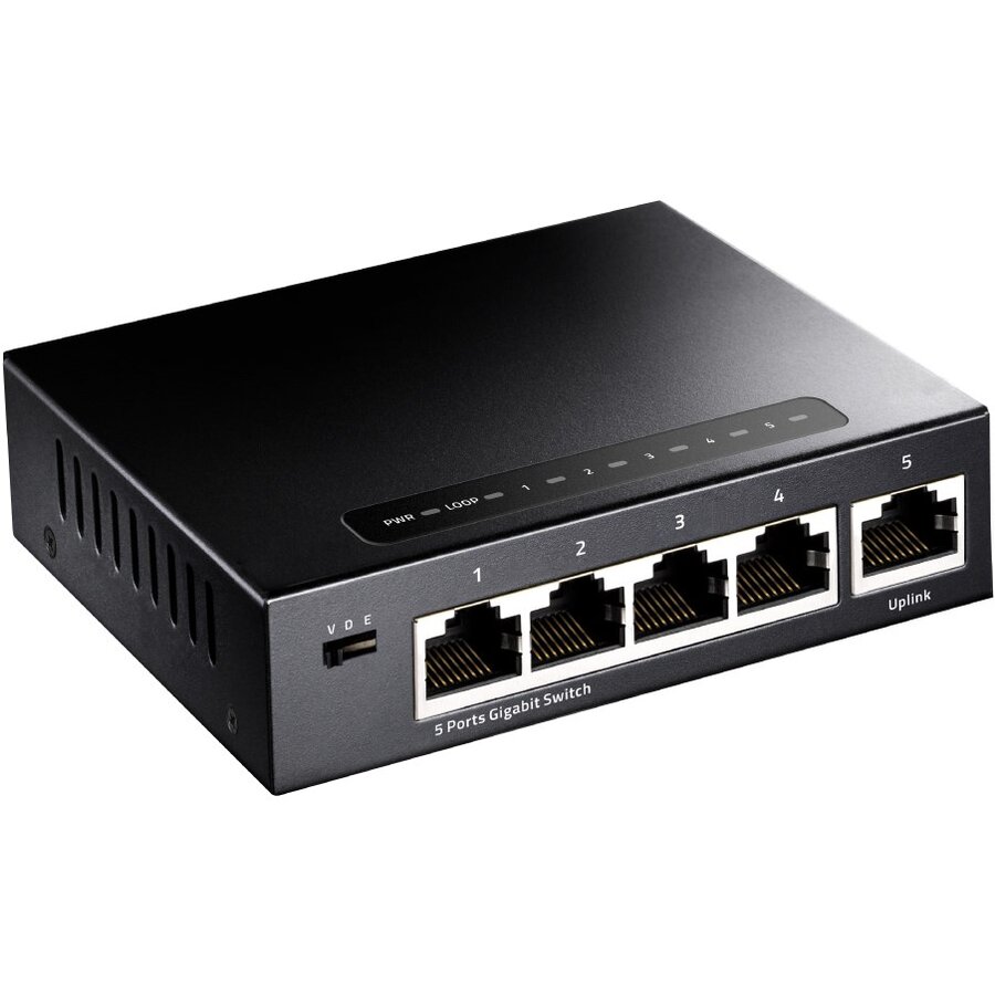 Switch GS105 Gigabit Ethernet (10/100/1000) Negru