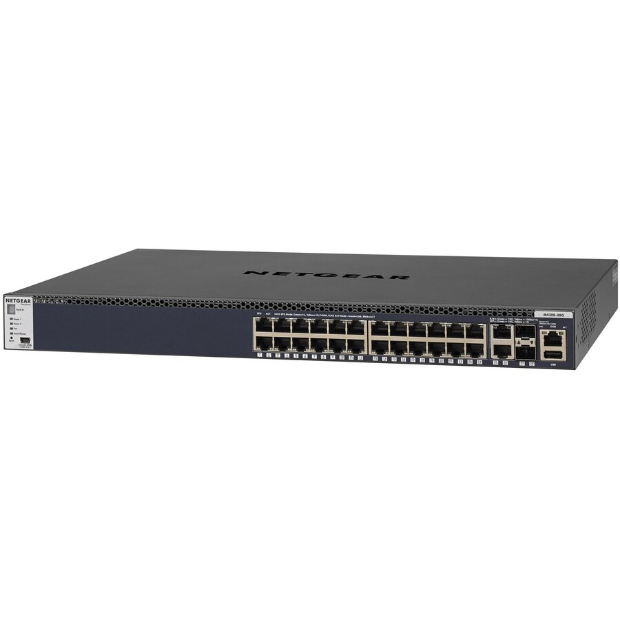 Switch M4300-28G Managed L3 Gigabit Ethernet (10/100/1000) 1U Negru