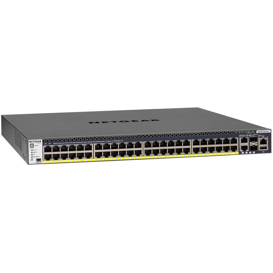 Switch M4300-52G-PoE+ 1000W PSU Managed L2/L3/L4 Gigabit Ethernet (10/100/1000) Power over Ethernet (PoE) 1U Negru