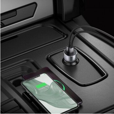 Incarcator Auto Ugreen CD213 36W 3A 1x USB-A - 1x USB-C Gri — imaginea 6