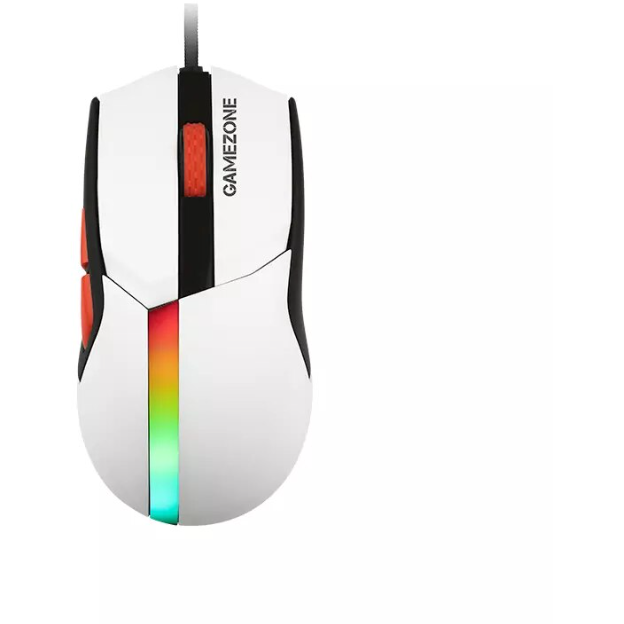 Mouse GameZone COOL RGB Alb