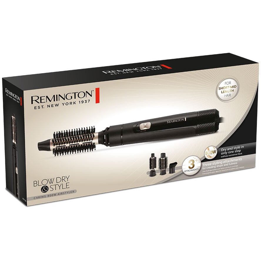 Perie Cu Aer Cald Remington Blow Dry & Style 800W AS7300 Negru — imaginea 2