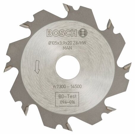 Bosch slot mill 105x20-8 - 3608641008