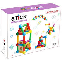 Set De Constructie Magnetic  STICK 78 Piese