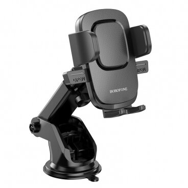 Suport Auto Borofone BH60 Dainty 4.5inch - 7inch Negru — imaginea 5
