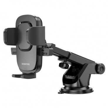 Suport Auto Borofone BH60 Dainty 4.5inch - 7inch Negru — imaginea 6
