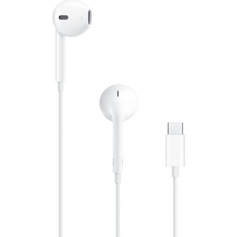 Casti Telefon Handsfree USB-C EarPods Alb