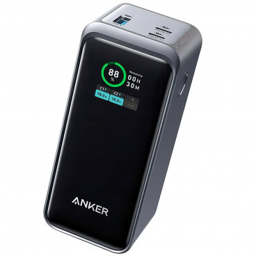 Baterie Externă Anker Prime 20000mAh 200W QC + PD 1 x USB-A - 2 x USB-C Negru