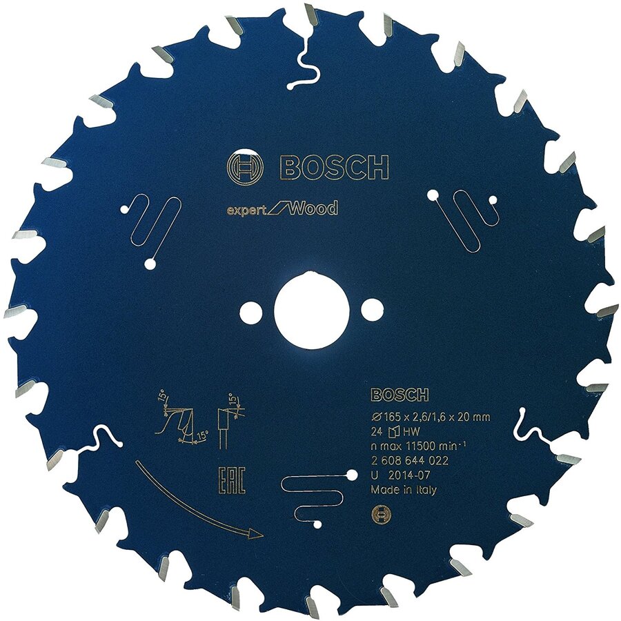 Bosch circular saw blades - various types