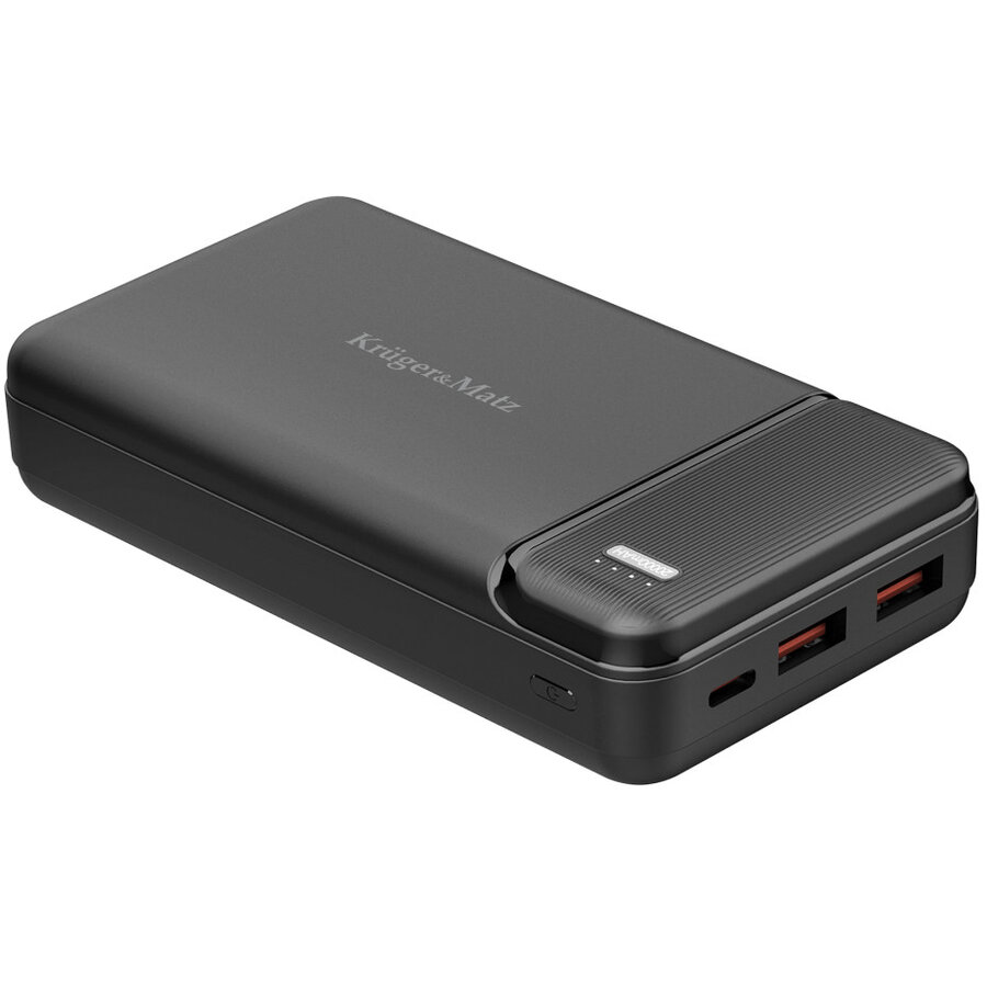 Power Bank KM0906.1 20000mAh Functie QC si PD Maxim 18W Negru