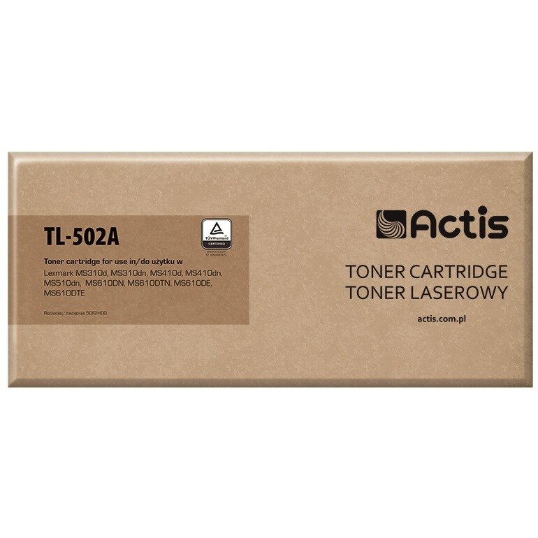 Toner Actis TL-502A Compatibil Lexmark 50F2H00 Negru