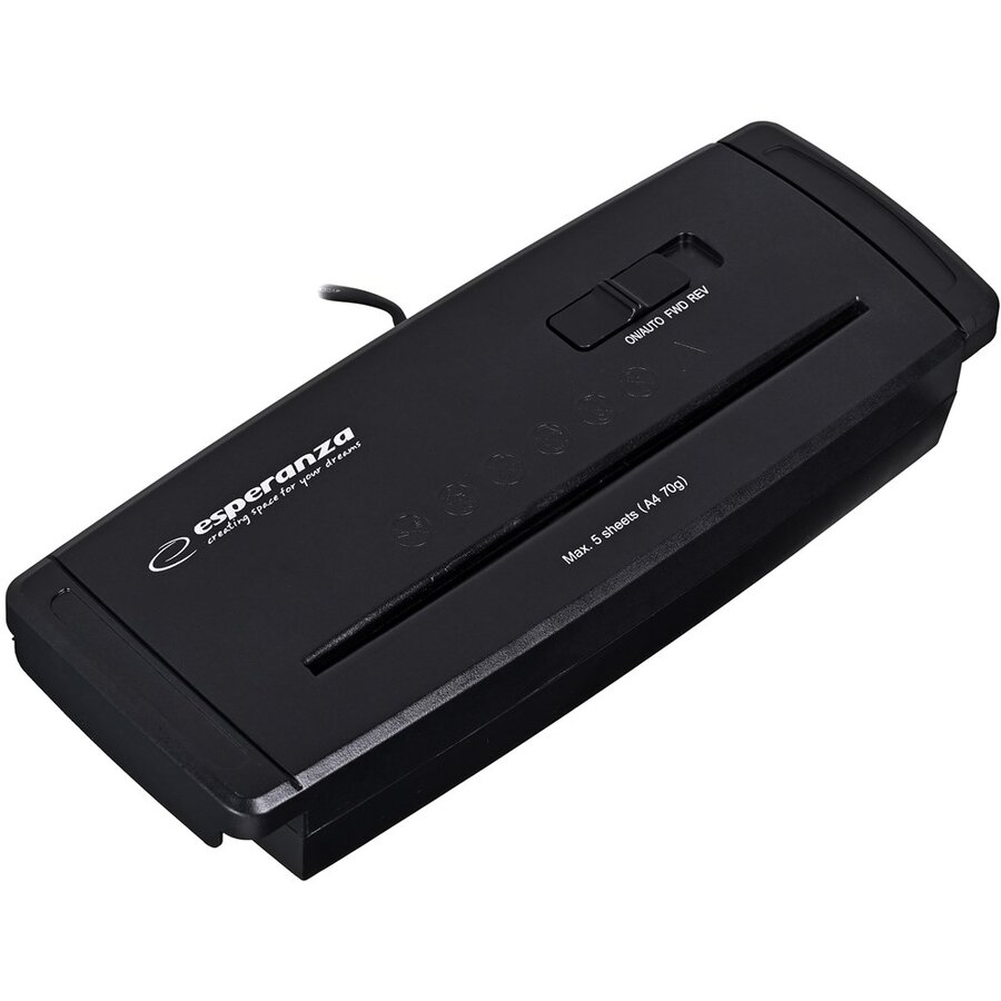 Distrugator Documente EN104 Banda 22cm Negru
