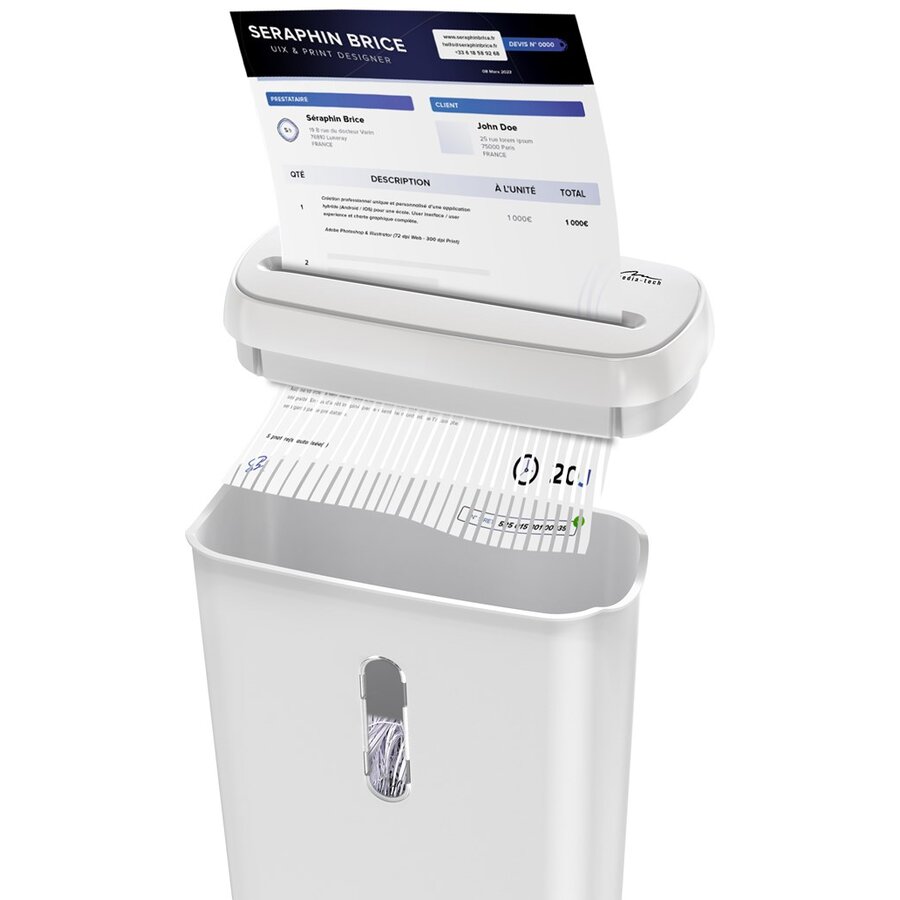 Distrugator Documente MT223 8L 70dB Alb