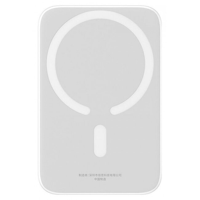 Baterie Externa Magnetic Mini 6000mAh 20W MagSafe Alb