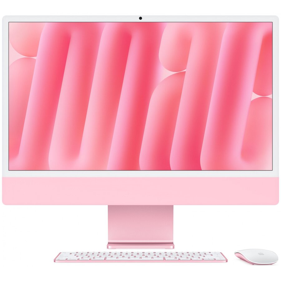 Sistem All in One iMac 4.5K Retina 23.5inch M4 8-Core 16GB 256GB SSD mac OS Pink