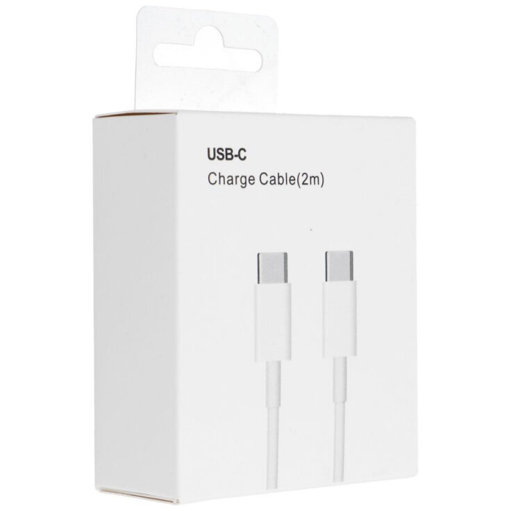 Cablu de Date si Incarcare HD26 Box USB-C la USB-C 30W 2m Alb