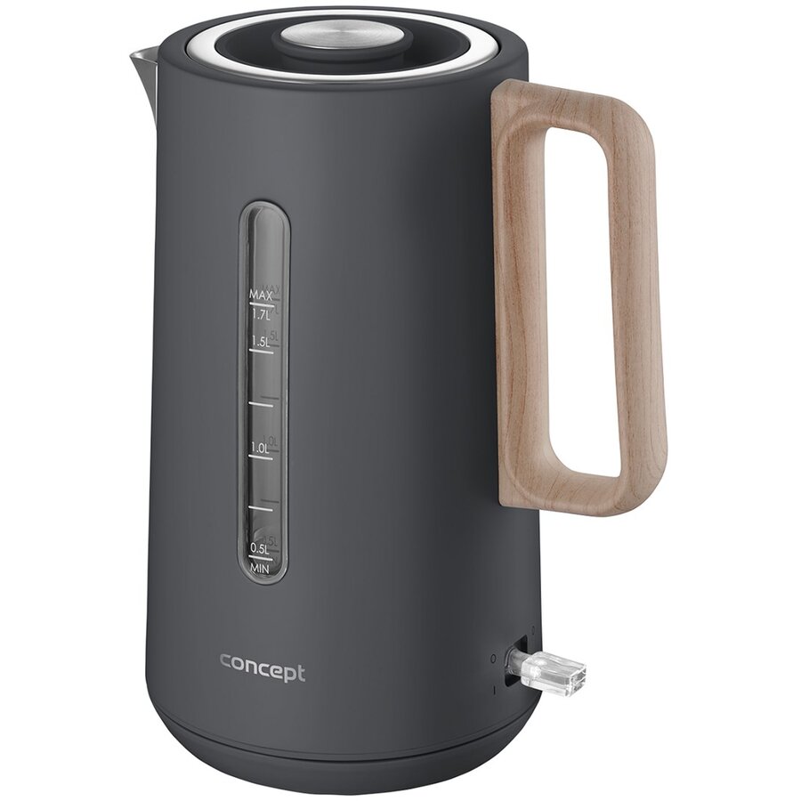 Fierbator de Apa RK3370 Concept Electric 1.7l Otel Inoxidabil Gri