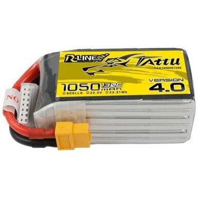 Baterie R-Line 4.0 1050mAh 22.2V 130C 6S1P XT60