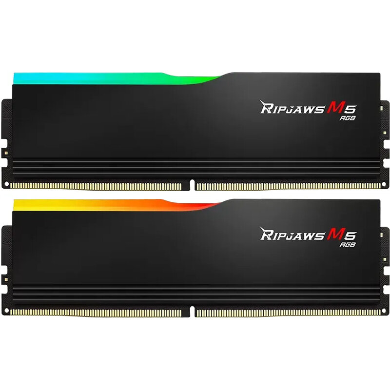 Memorie Ripjaws M5 RGB Black 96GB (2x48GB) DDR5 6400MHz CL32 Dual Channel Kit