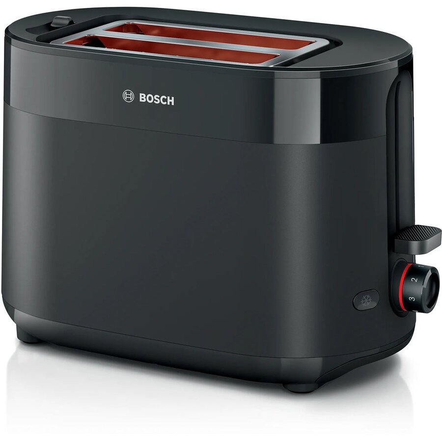 Prajitor Paine TAT2M123  2 Felii 950W  Clasa F 6 Nivele  Plastic Negru