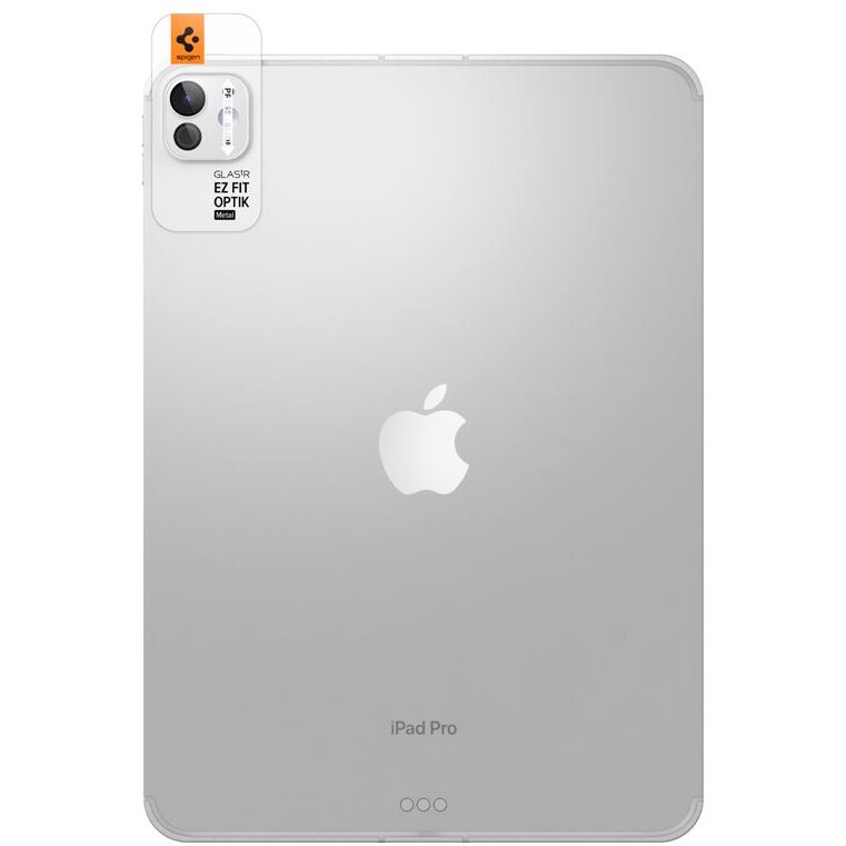 Folie protectie tableta GLAStR EZ Fit Optik Metal compatibila cu iPad Pro 11 inch 2024 / 13 inch 2024 Silver