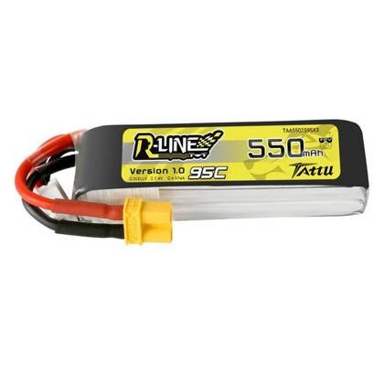 Baterie R-Line 550mAh 7.4V 95C 2S1P XT30