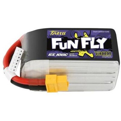 Baterie Funfly 1300mAh 22.2V 100C 6S1P XT60