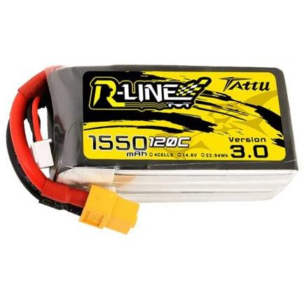 Baterie R-Line Version 3.0 1550mAh 14.8V 120C 4S1P XT60