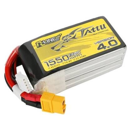 Baterie R-Line Version 4.0 1550mAh 14.8V 130C 4S1P XT60