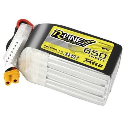 Baterie R-Line 650mAh 22.2V 95C 6S1P XT30U-F