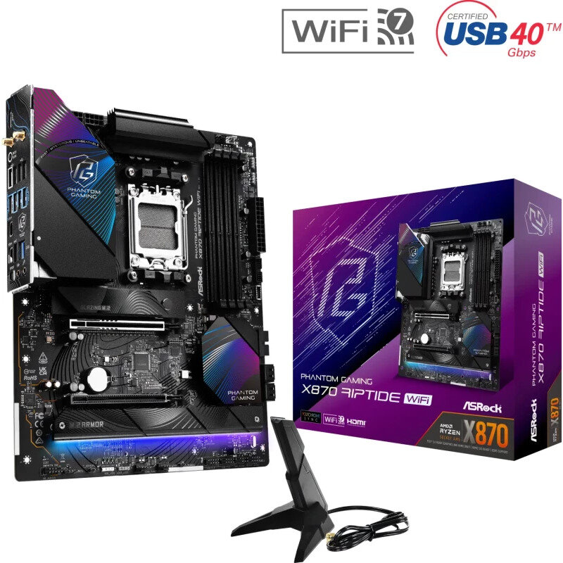 Placa de baza X870 RIPTIDE WIFI AM5