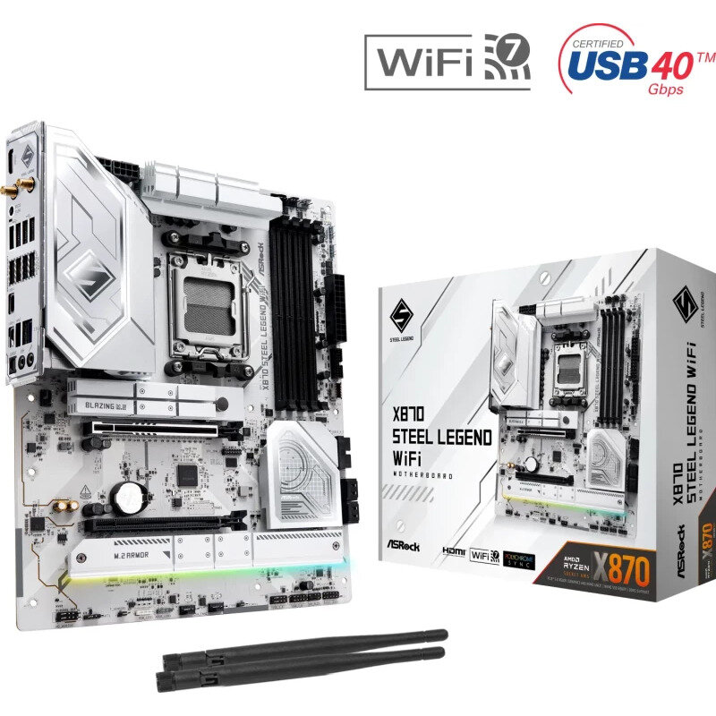 Placa de baza X870 STEEL LEGEND WIFI AM5