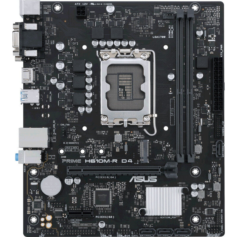 Placa de baza PRIME H610M-R D4 LGA 1700