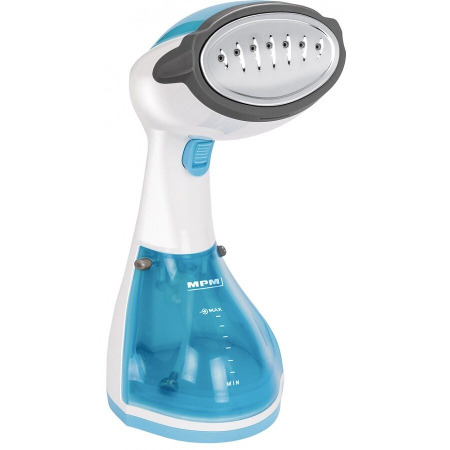 Fier de Calcat Cu Abur MZP-01 Vertical Talpa Din Otel Inoxidabil 1200W Albastru/Alb