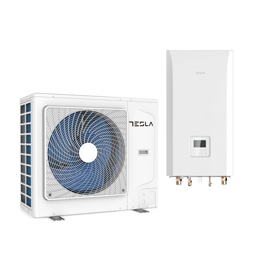 Pompa De Căldura Aer-Apa Split Tesla TATP-12HMDA3 12kW A+++/A++ 3kW Wi-Fi 400V Alb