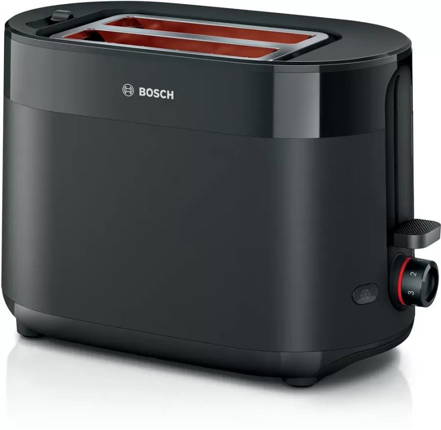 Prăjitor De Pâine Bosch TAT2M123 MyMoment Compact 950W 2 Felii Negru