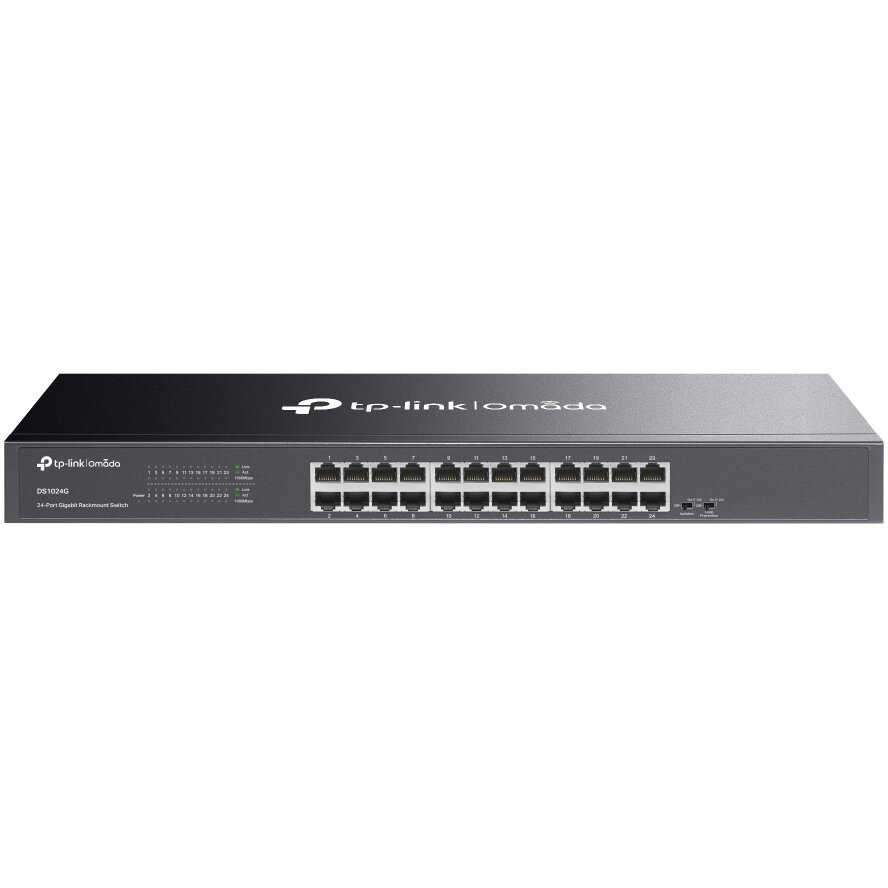 Switch Tp-Link Omada DS1024G, 24 porturi Gb RJ45, montare in rack 19 inch, plug and play - imagine 2